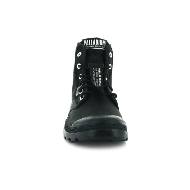 Palladium Pampa Lite Overlab Laarzen Heren Zwart | NL 38WIXYP